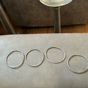4 Stretchy tennis bracelet men and women